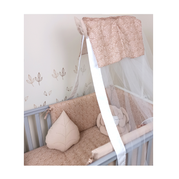 Baby star Σετ προίκας κρεβατιού Φυλλώματα 3τμχ